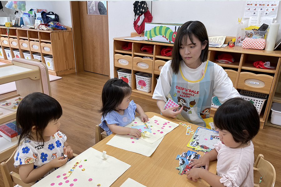 園での一日