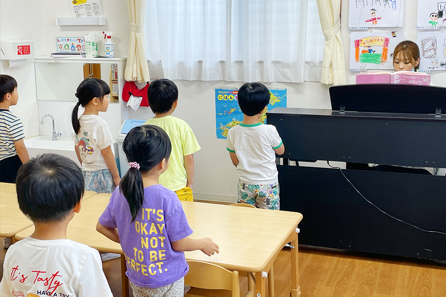 園での一日